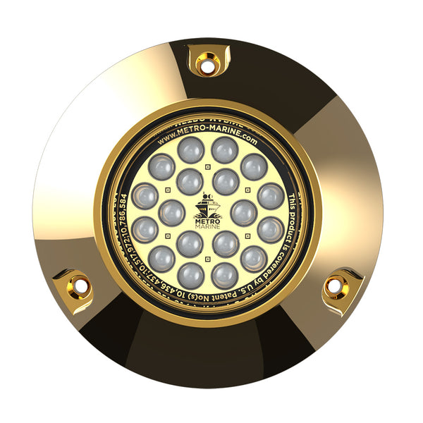 Metro Marine High-Output Submersible Underwater Light w/Intelligent Monochromatic LEDs - Aqua, 45 Beam [F-BMR1-A3-45]