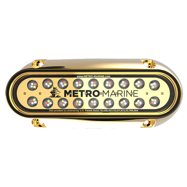 Metro Marine High-Output Elongated Underwater Light w/Intelligent Full Spectrum LEDs - RGBW, 90 Beam [F-BME1-H-FS-90]