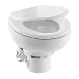 Dometic MasterFlush MF 7120 - White - Electric Macerating Toilet w/Orbit Base  Slow Close Seat - Freshwater - 12V [9610007270]