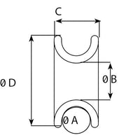 Wichard FRX6 Friction Ring - 7mm (9/32") [FRX6 / 20705]