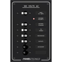 Paneltronics Standard AC 6 Position Breaker Panel & Main [9982305B]