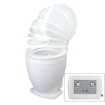 Jabsco Lite Flush Electric 12V Toilet w/Control Panel [58500-1012]