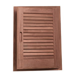 Whitecap Teak Louvered Door & Frame - Right Hand - 15" x 20" [60724]