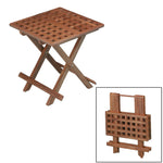 Whitecap Teak Grate Top Fold-Away Table [60030]