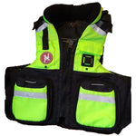 First Watch AV-800 Four Pocket Flotation Vest - Hi-Vis Yellow - Small to Medium [AV-800-HV-S/M]