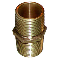 GROCO Bronze Pipe Nipple - 1-1/4" NPT [PN-1250]