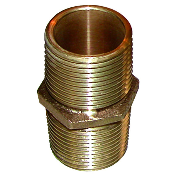 GROCO Bronze Pipe Nipple - 2" NPT [PN-2000]