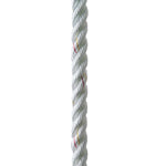 New England Ropes 5/8" Premium 3-Strand Dock Line - White w/Tracer - 15 [C6050-20-00015]