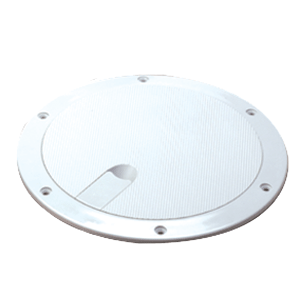 Sea-Dog Pop-Out Textured Deck Plate - White - 8" [336282-1]