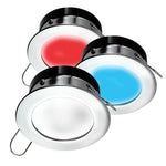 i2Systems Apeiron A1120 Spring Mount Light - Round - Red, Warm White  Blue - Polished Chrome [A1120Z-11HCE]