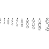 VMC SSRS Stainless Steel Rolling Swivel #8VP - 50lb Test *50-Pack [SSRS#8VP]